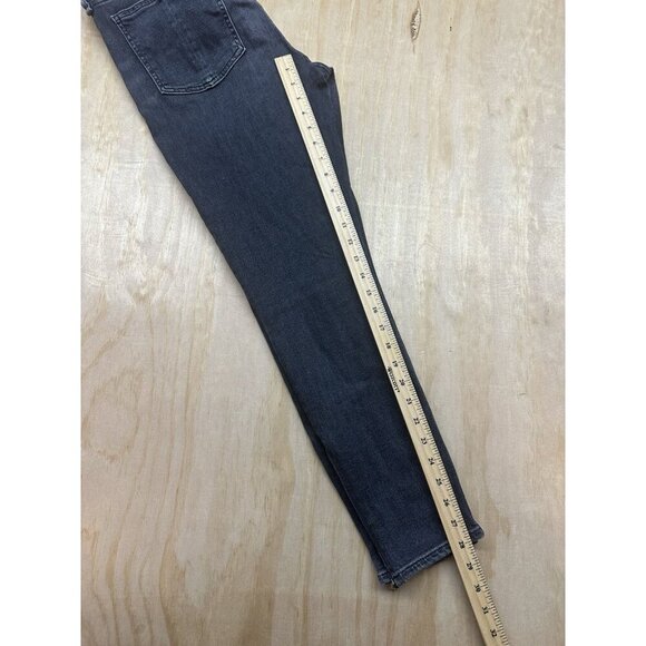 Rag & Bone Cate Mid Rise Ankle Skinny Faded Black Zip Calf Sz 31 - Picture 7 of 8